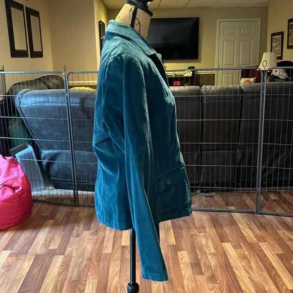 Talbots size 16 green jacket - Picture 3 of 4